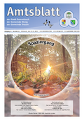Amtsblatt der Stadt Dommitzsch, November 2023. Hauptthemen: Stadtratsbeschluesse, Amtliche Bekanntmachungen, Haushalt und Finanzen. PDF-Dokument zum Herunterladen.