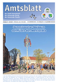 Amtsblatt der Stadt Dommitzsch, Mai 2023. Hauptthemen: Stadtratsbeschluesse, Amtliche Bekanntmachungen, Haushalt und Finanzen. PDF-Dokument zum Herunterladen.