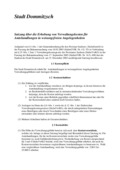 21 Satzung Erheb.Verw.kostenf.Amtshandl.weisungsfr. Angelegenheiten Dommitzsch - Satzung der Stadt Dommitzsch. PDF-Dokument zum Herunterladen.