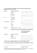 Veroeffentlichung Firmendaten auf Webseite. Formular der Stadtverwaltung Dommitzsch zum Herunterladen. PDF-Dokument.