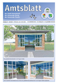 Amtsblatt der Stadt Dommitzsch, Juni 2022. Hauptthemen: Stadtratsbeschluesse, Amtliche Bekanntmachungen, Haushalt und Finanzen. PDF-Dokument zum Herunterladen.