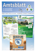 Amtsblatt der Stadt Dommitzsch, Ausgabe Juni 2026. Themen: Stadtratsbeschluesse, Amtliche Bekanntmachungen, Haushalt und Finanzen, Satzungen und Verordnungen, Stellenausschreibungen, Veranstaltungen, Informationen rund um das Gänsebrunnenfest