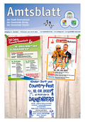 Amtsblatt der Stadt Dommitzsch, Juli 2023. Hauptthemen: Stadtratsbeschluesse, Amtliche Bekanntmachungen, Haushalt und Finanzen. PDF-Dokument zum Herunterladen.