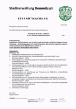 BEKANNTMACHUNG 08.03.2021