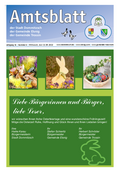 Amtsblatt der Stadt Dommitzsch, April 2022. Hauptthemen: Stadtratsbeschluesse, Amtliche Bekanntmachungen, Haushalt und Finanzen. PDF-Dokument zum Herunterladen.